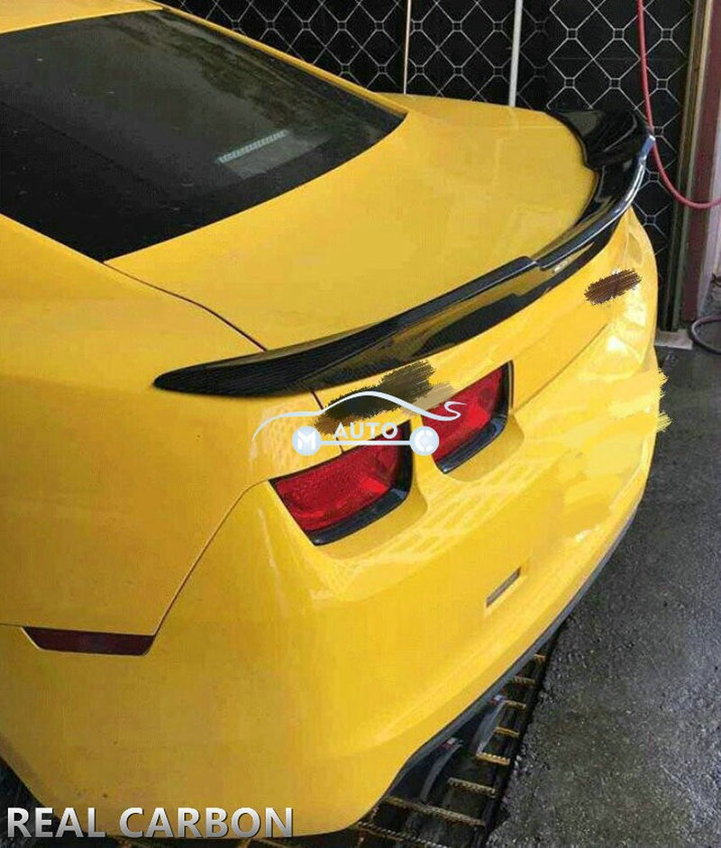 For Chevy Camaro 2010-2013 Real Carbon Fiber Rear Trunk Spoiler Boot Wing Lip Z