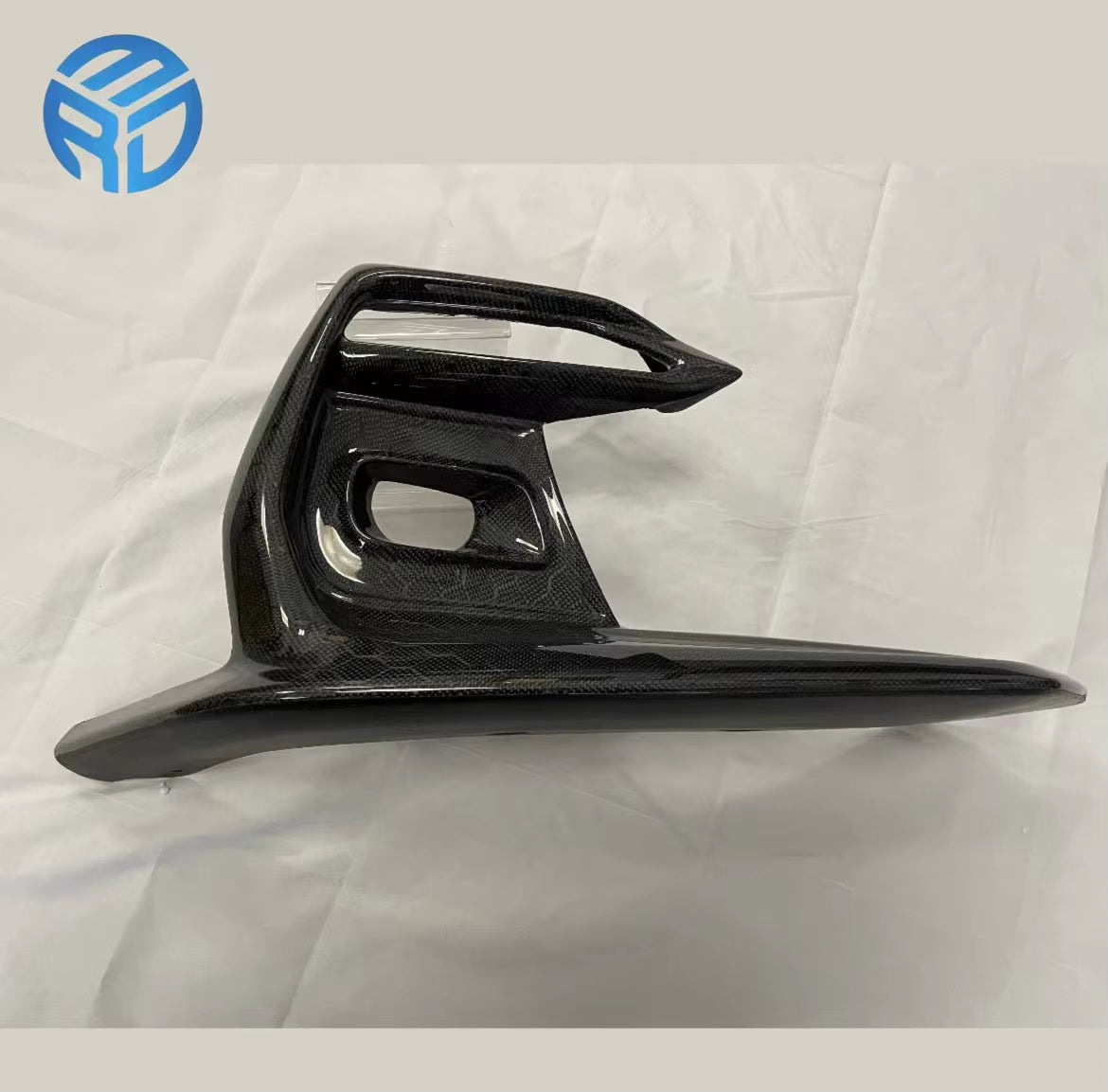 MRD for Infiniti Q50 Sport 2018+ Real Carbon Fiber Fog Light Bezels Carbon Fiber Fog Pieces Regular Carbon and Honeycomb