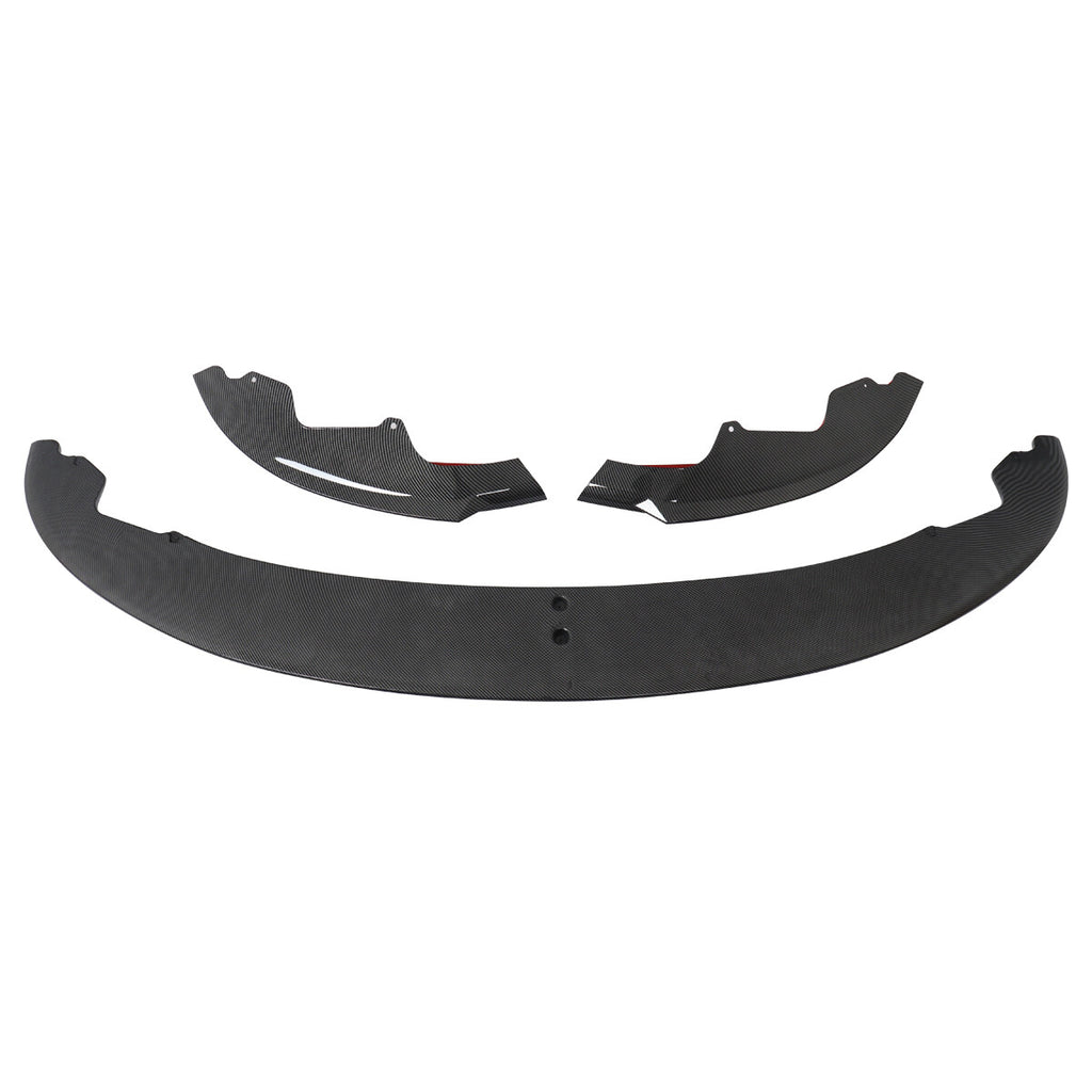 Front Bumper Lip for 14-20 BMW F32 F33 F36 M Sport Splitter Carbon Fiber Style