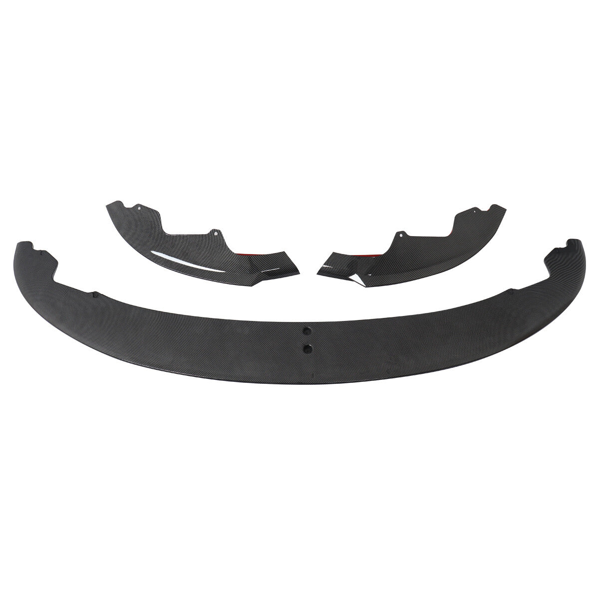 Front Bumper Lip for 14-20 BMW F32 F33 F36 M Sport Splitter Carbon Fiber Style