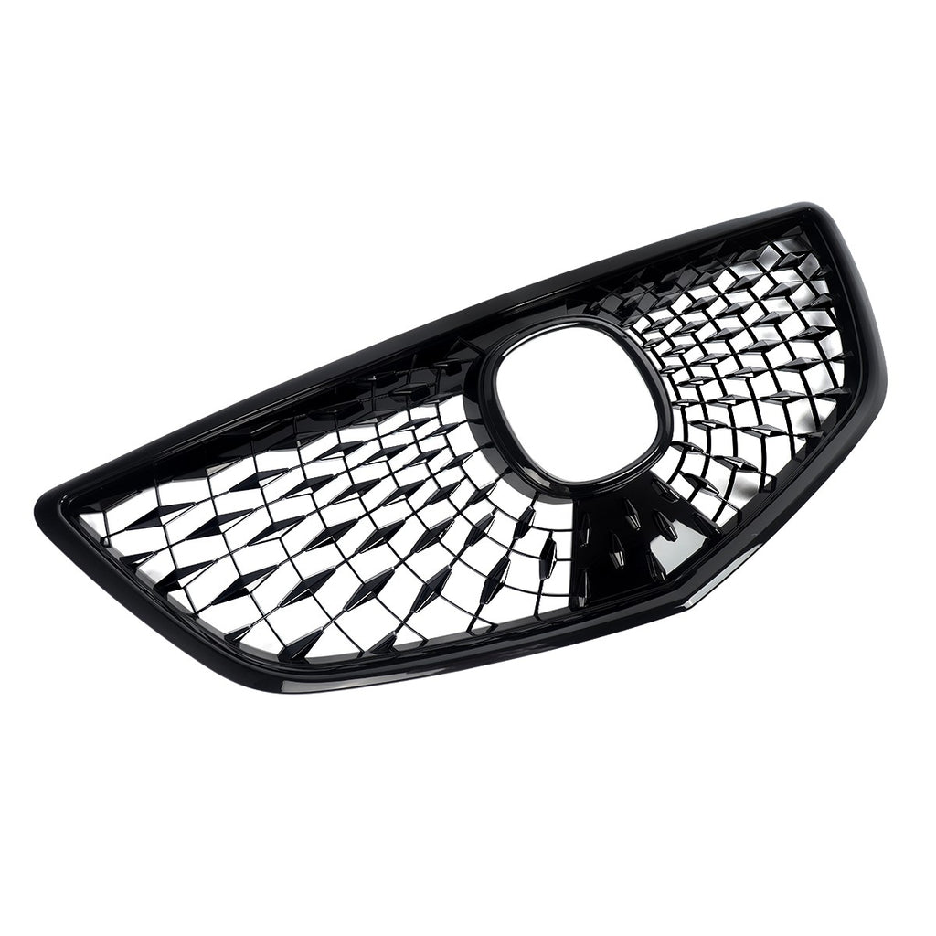 Upgrade 2022 Style Front Bumper Grille Grill for Acura MDX 2014-2016 Gloss Black