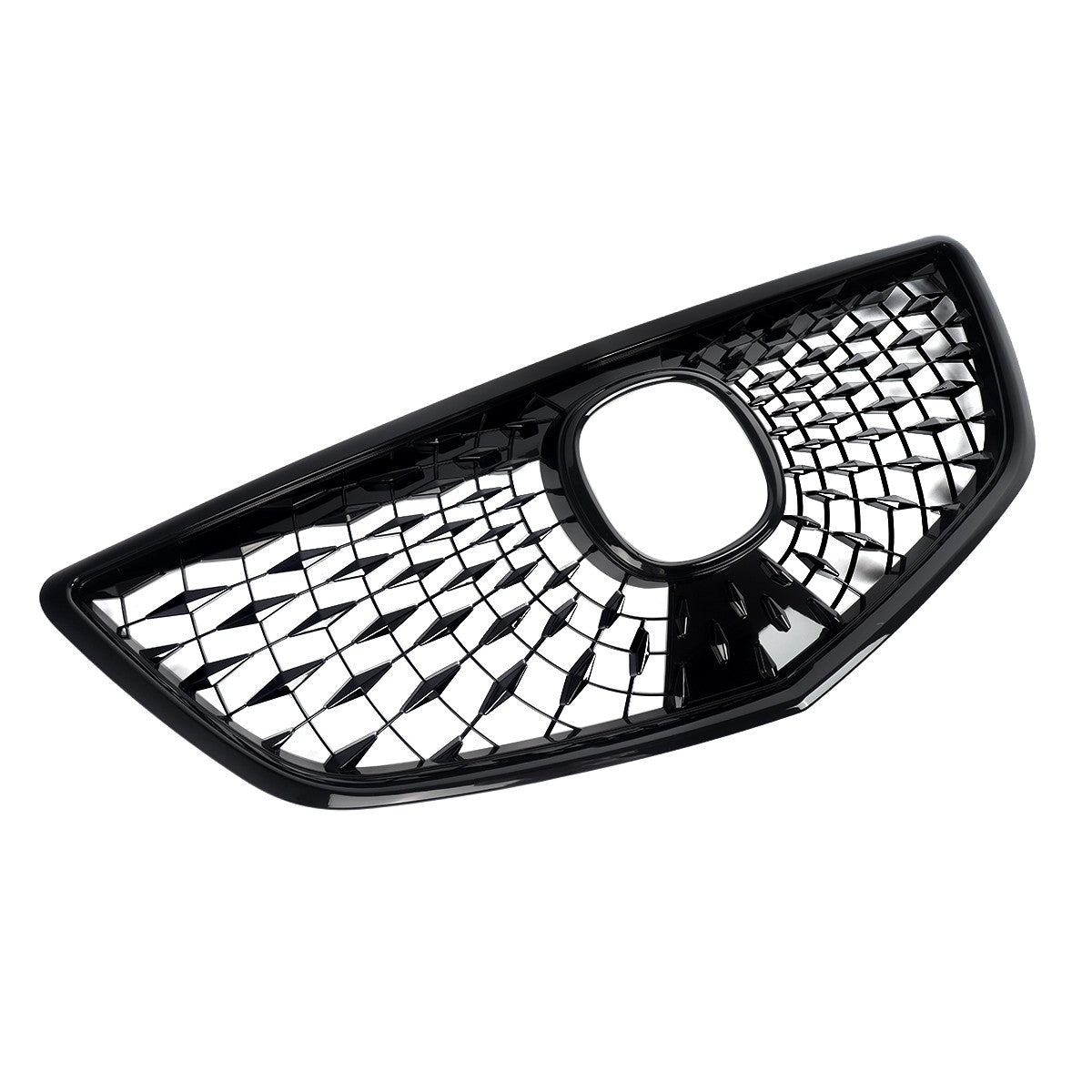 Upgrade 2022 Style Front Bumper Grille Grill for Acura MDX 2014-2016 Gloss Black