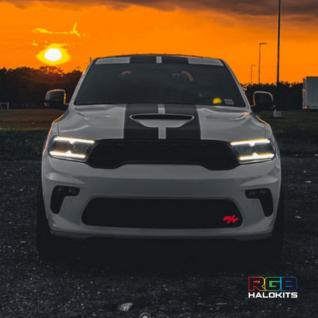 R/T Badge Full Rgb.App Control .Hight Quality.For Charger Challenger Durango Etc