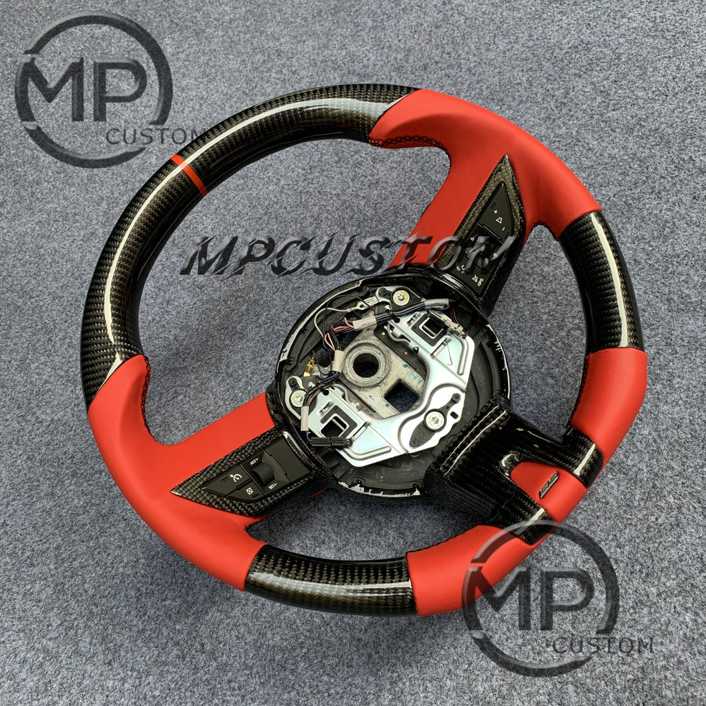 MP Custom Hot Sale Real Carbon Fiber Steering Wheel for Camaro 2010-2011