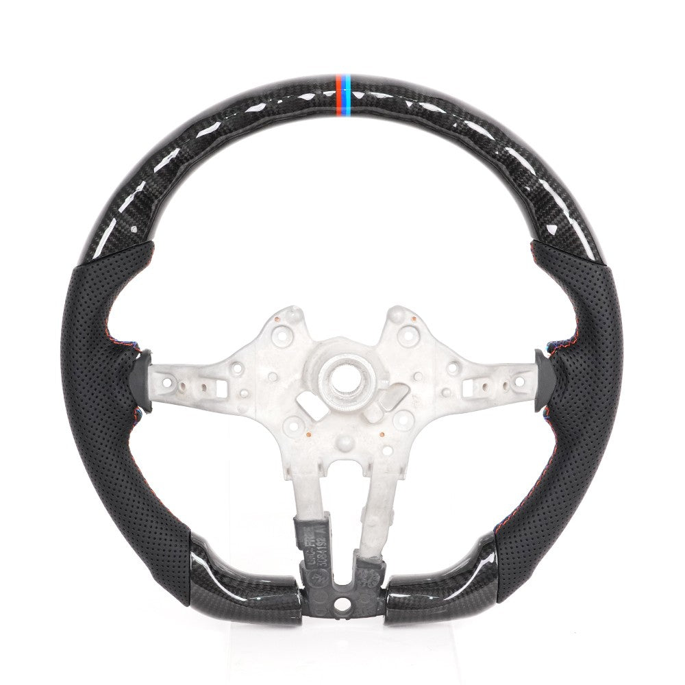 Real Carbon Fiber Steering Wheel NO Heated for BMW F30 F80 M2 M3 M4 F87 F32 X4