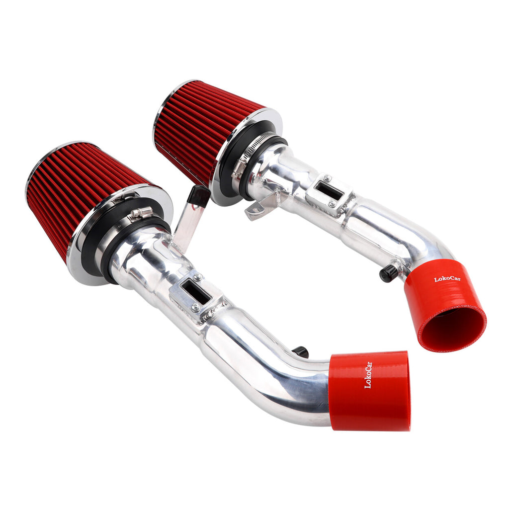 Cold Air Intake System Fits for Nissan 370Z with 3.7L V6 Engine Infiniti G37 Red
