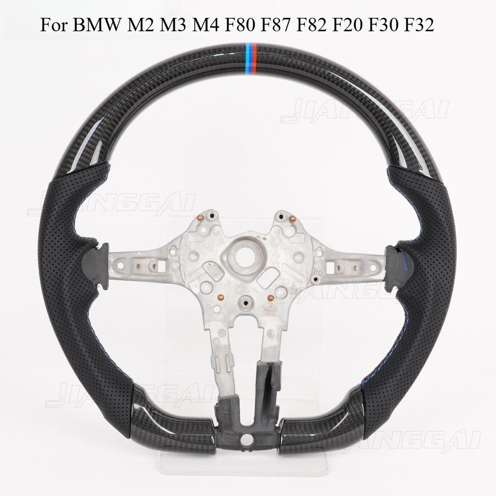 Real Carbon Fiber Steering Wheel NO Heated for BMW F30 F80 M2 M3 M4 F87 F32 X4
