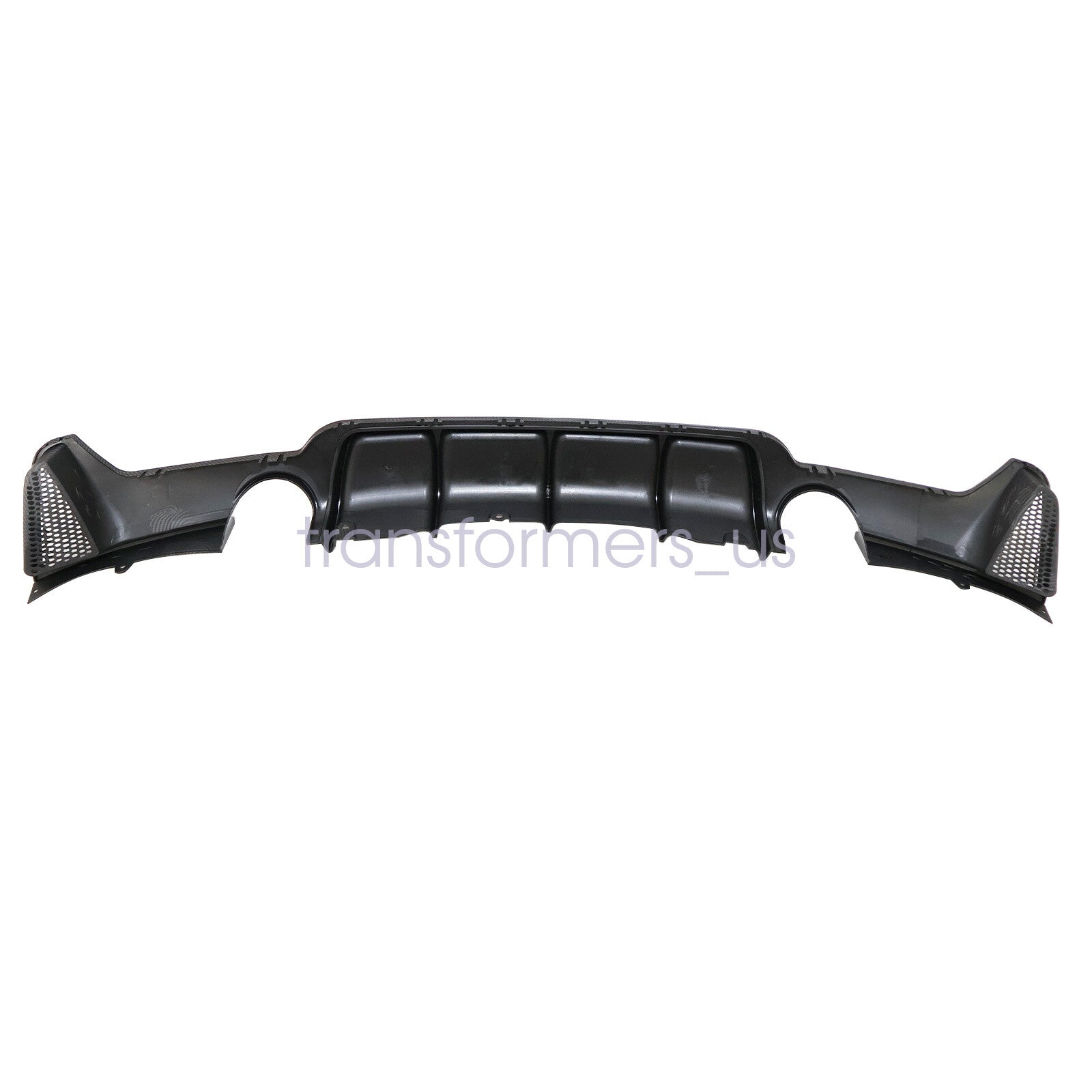 For 14-20 BMW F32 F33 F36 4Series M Sport Rear Diffuser Dual Exhaust Carbon Look