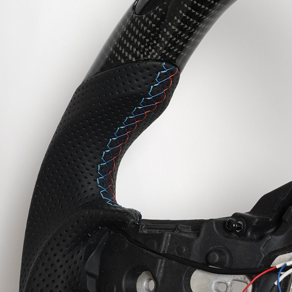 Real Carbon Fiber LED Steering Wheel for BMW 1/2/3/4 Series G20 G29 F40 F87 M3