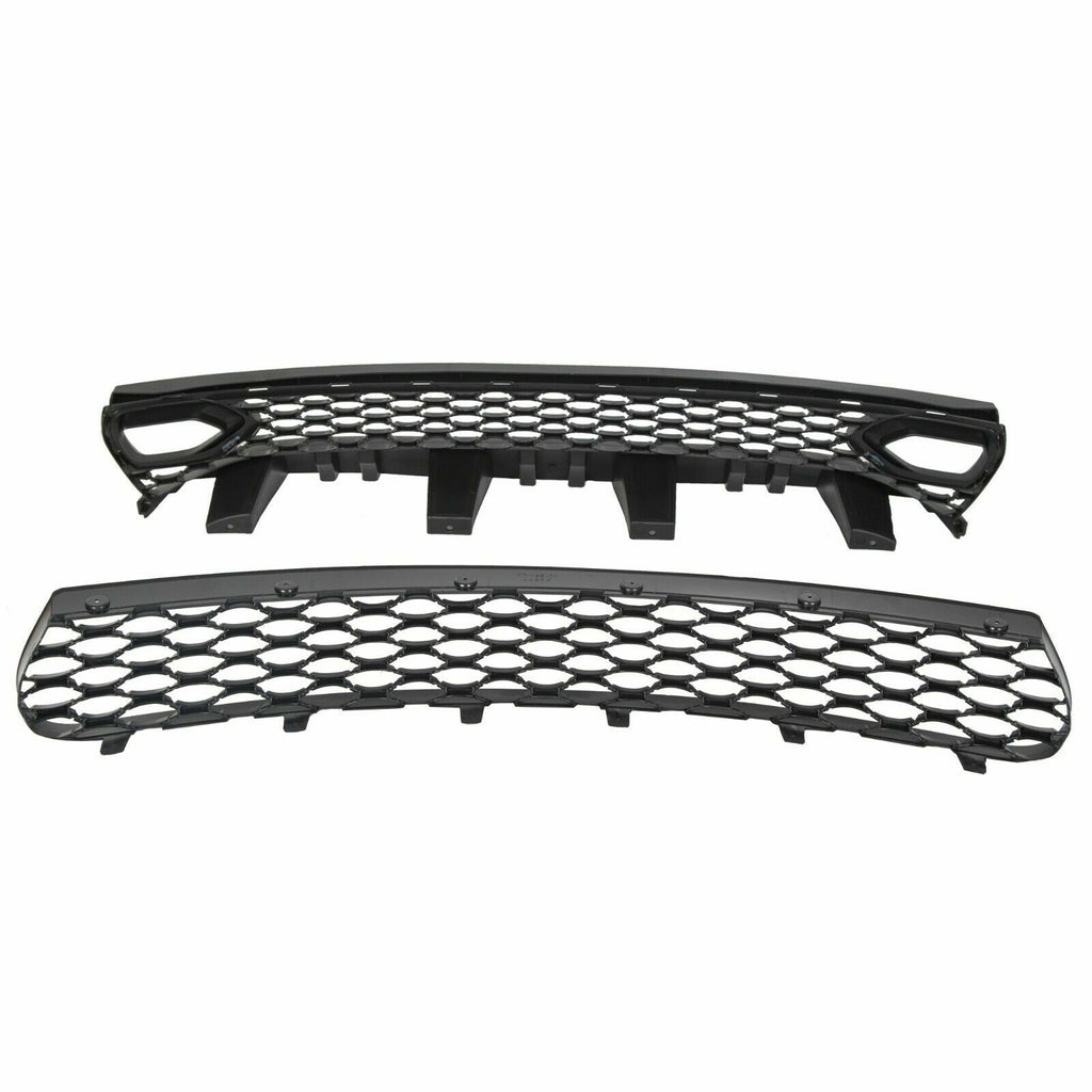 For 2015-23 DODGE CHARGER RT SCAT PACK SRT STYLE Front Upper + Lower Grille Kit