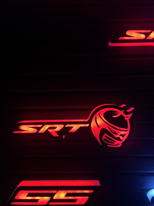 App RGB LED SRT Grille Badge Emblem for | Dodge Charger Challenger Jeep Chrysler