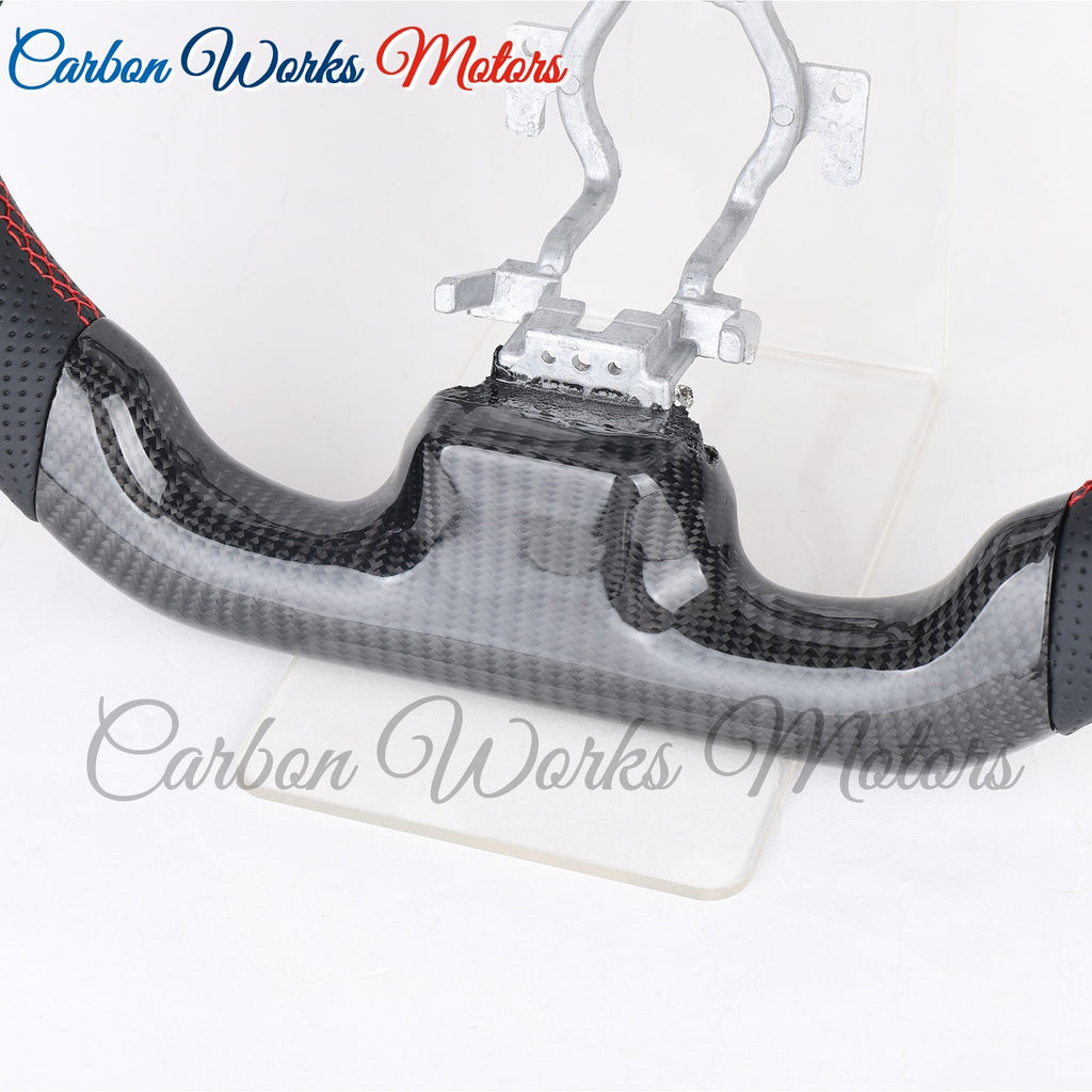 LED Carbon Fiber Steering Wheel for Infiniti G25 G37 G35 Q40 EX35 EX37 2008-2015