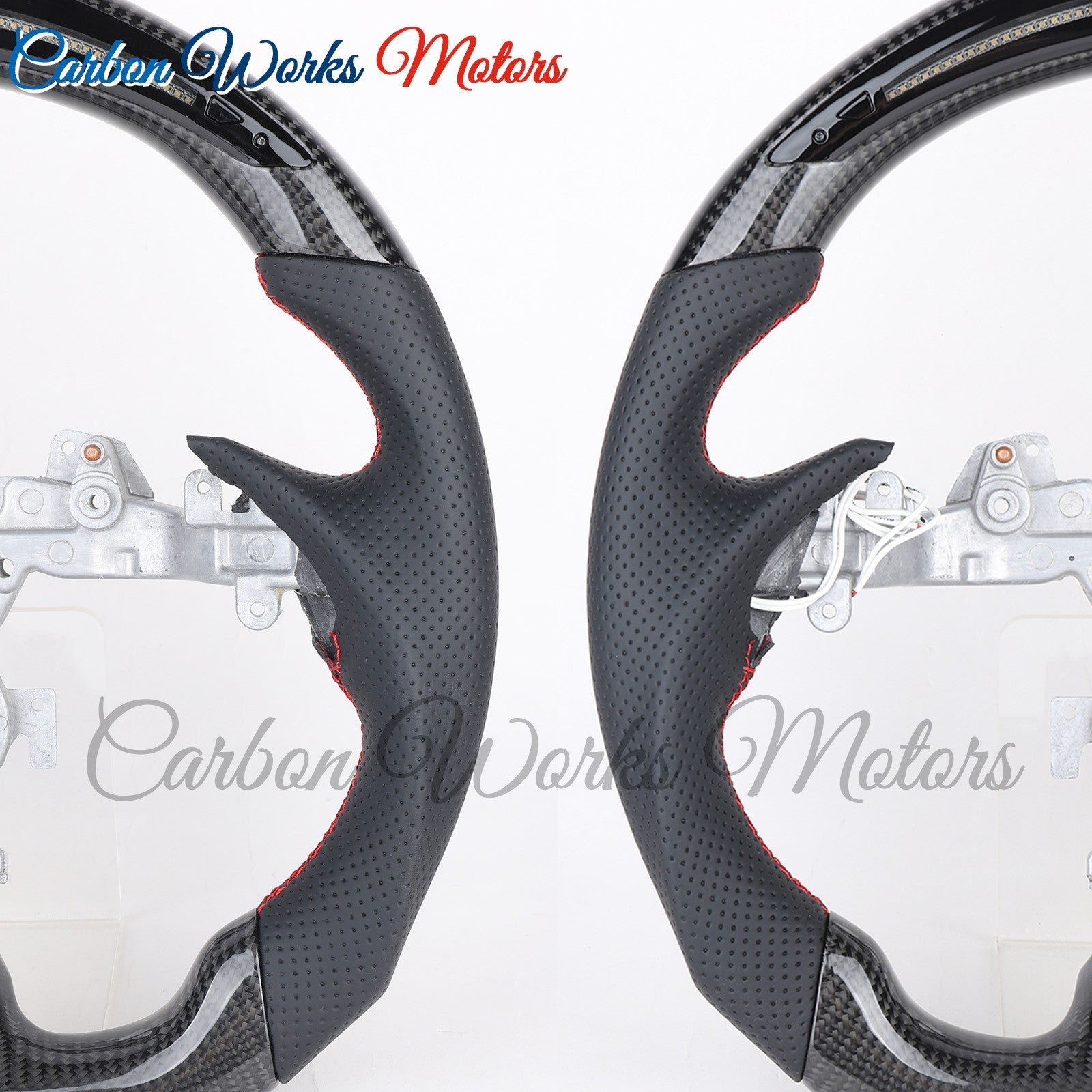 LED Carbon Fiber Steering Wheel for Infiniti G25 G37 G35 Q40 EX35 EX37 2008-2015