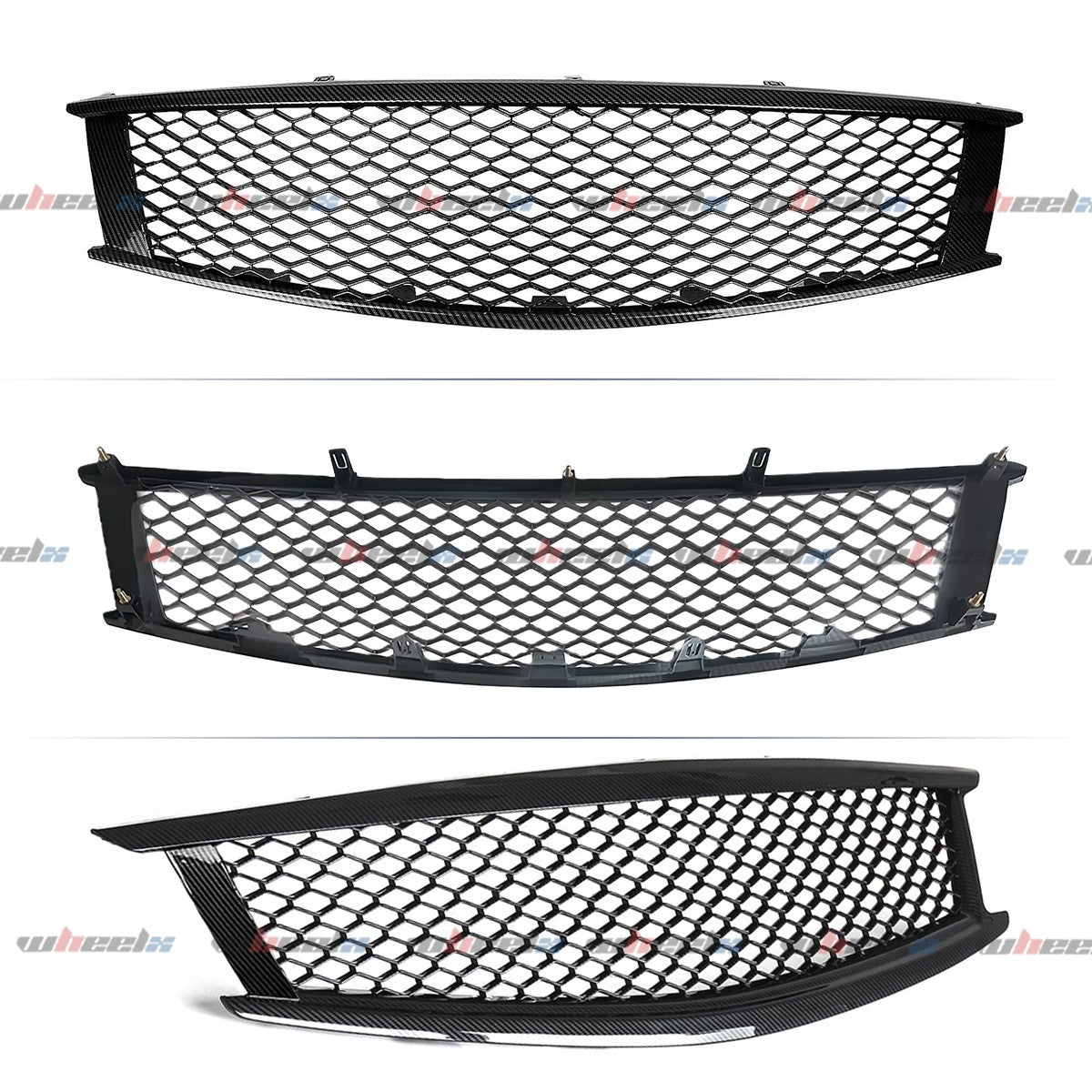 Carbon Fiber Front Bumper Grille for Infiniti G37 Q60 Coupe 08-13 Skyline Style
