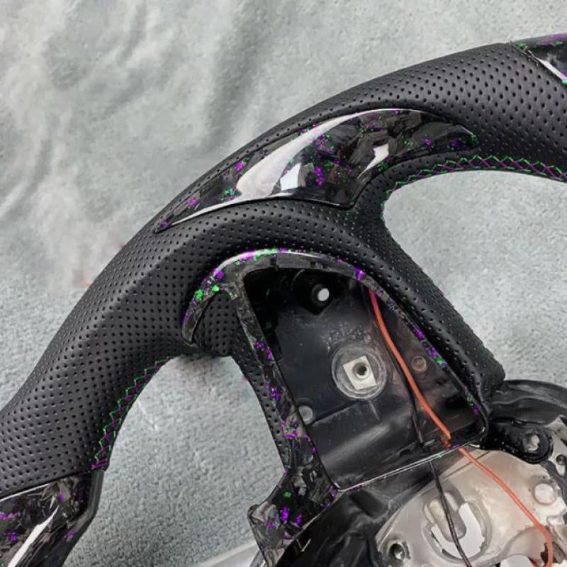 Carbon Fiber Steering Wheel LED Forged for Dodge Challenger/Hel