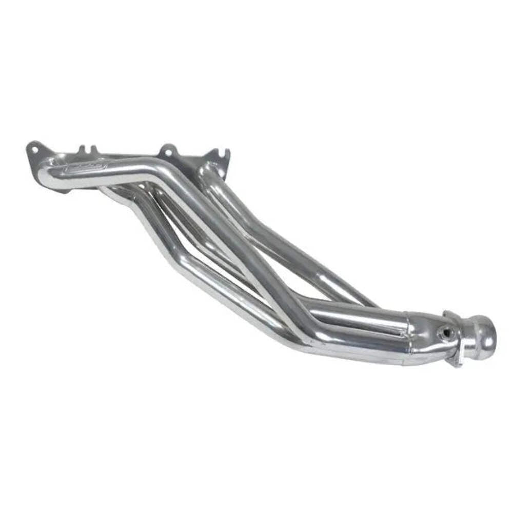 Ford Mustang Coyote Swap 1-3/4 Long Tube Exhaust Headers Polished Silver Ceramic