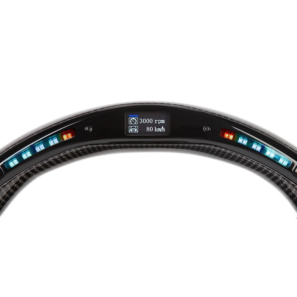 Real Carbon Fiber LED Steering Wheel for BMW 1/2/3/4 Series G20 G29 F40 F87 M3