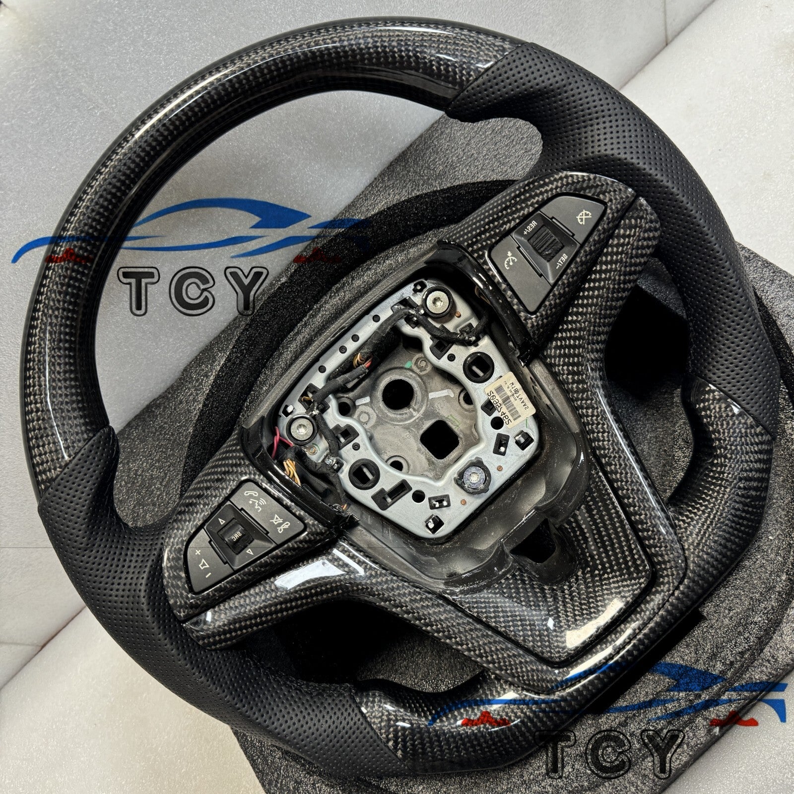 Fit for Chevrolet Camaro Malibu 2010-2015 Carbon Fiber Steering Wheel