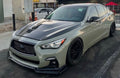 Carbon Fiber Hood GTS for 14-22 4Dr Infiniti Q50 Vis Racing Sports
