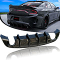 Carbon Fibre Rear Bumper Lip Diffuser Fit for 2015-2023 Dodge Charger SRT