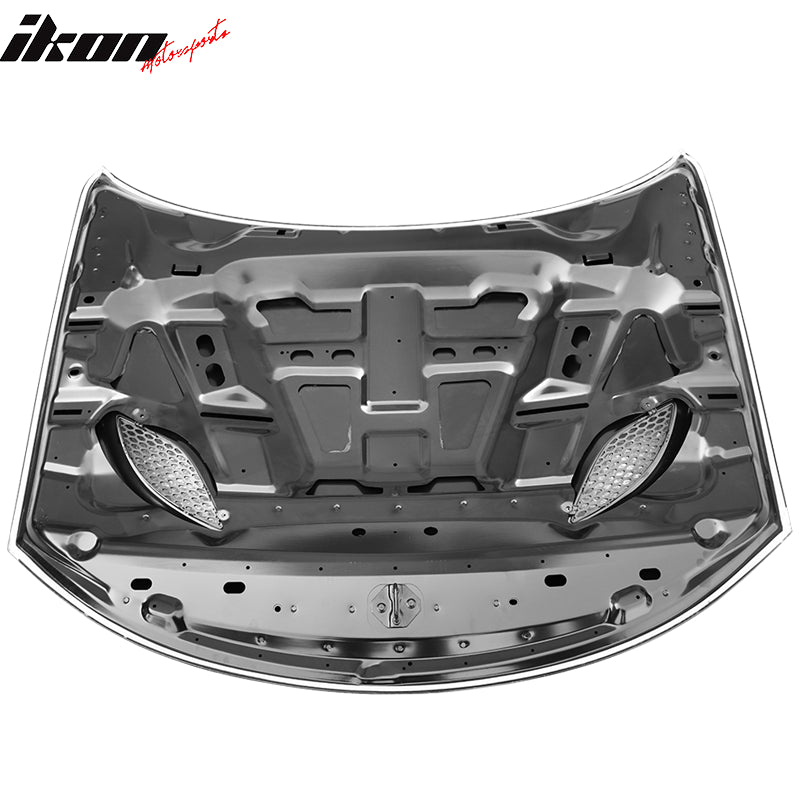 SRT Hellcat Style Aluminum Hood Scoopvent Fits 2015-2023 Dodge Charger