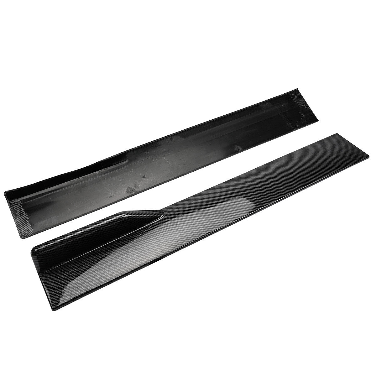 For Infiniti G37 Sedan Coupe Carbon Fiber Side Skirt Extension Splitter Spoiler