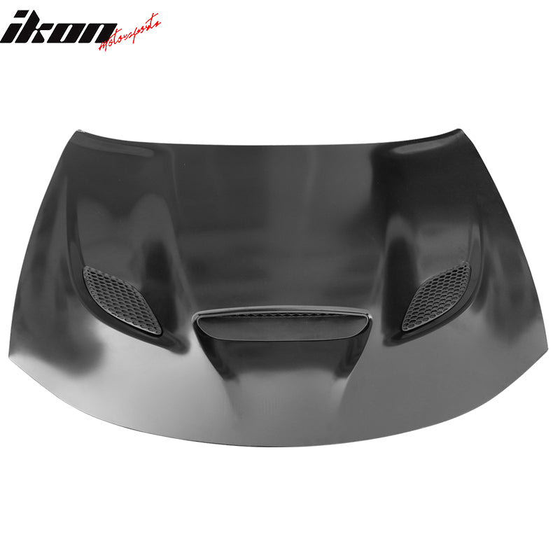 SRT Hellcat Style Aluminum Hood Scoopvent Fits 2015-2023 Dodge Charger
