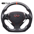 Carbon Fiber Steering Wheel for Infiniti G37 G37X G37S 2008 - 2015 with Trim