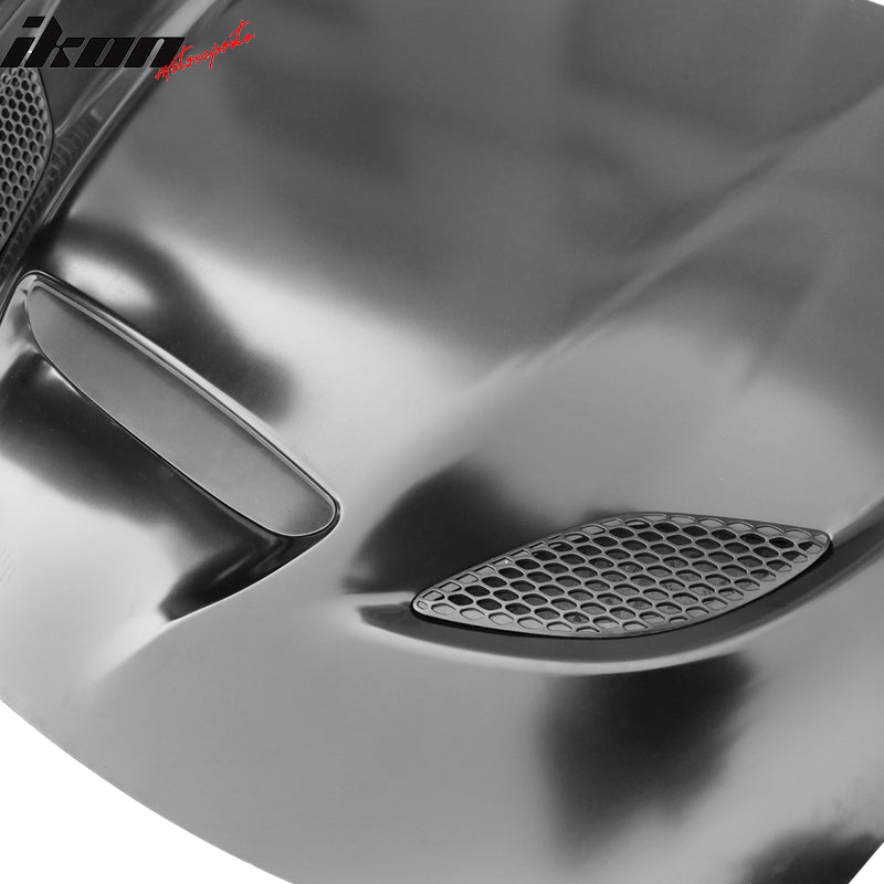 SRT Hellcat Style Aluminum Hood Scoopvent Fits 2015-2023 Dodge Charger