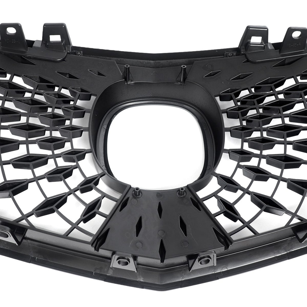 Upgrade 2022 Style Front Bumper Grille Grill for Acura MDX 2014-2016 Gloss Black