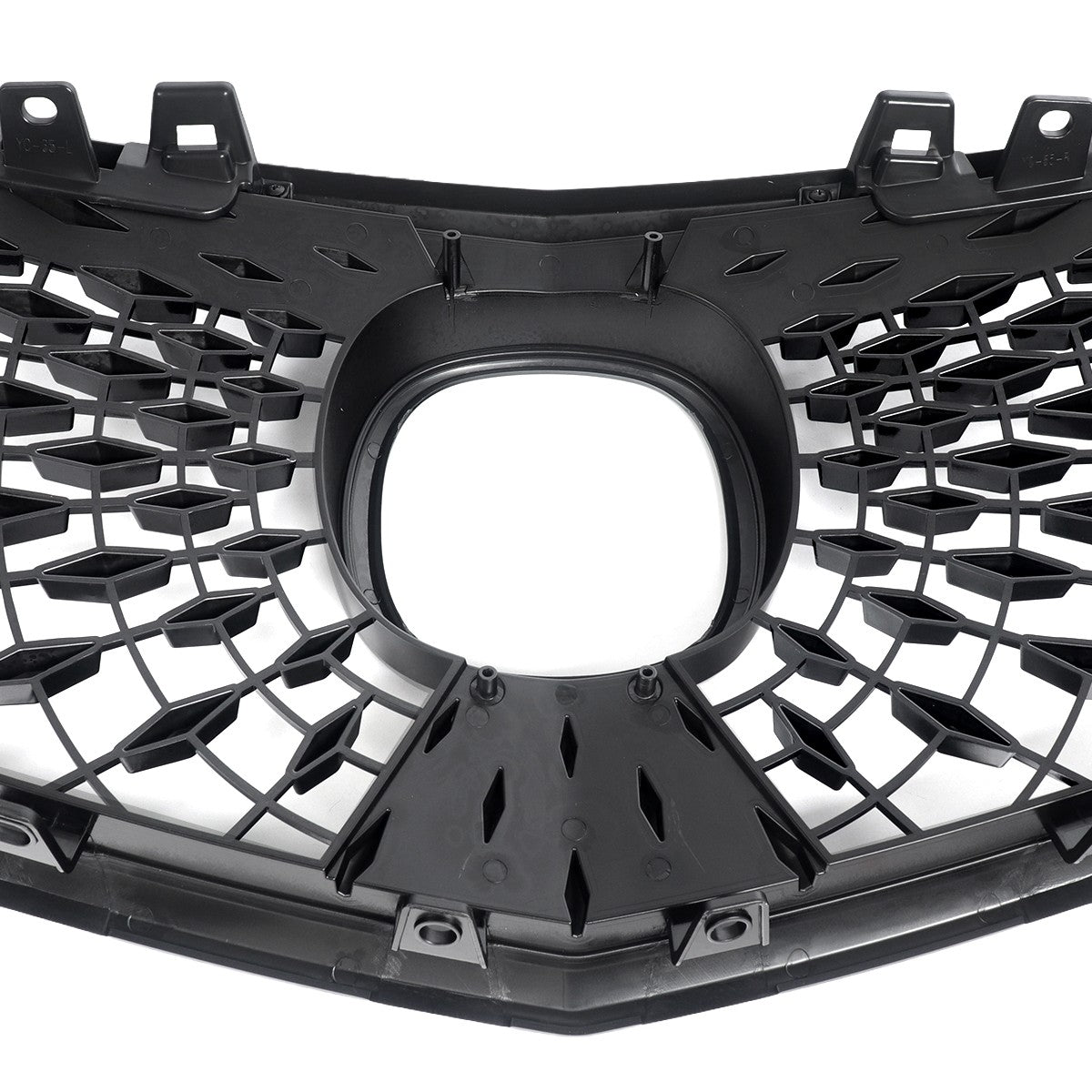Upgrade 2022 Style Front Bumper Grille Grill for Acura MDX 2014-2016 Gloss Black