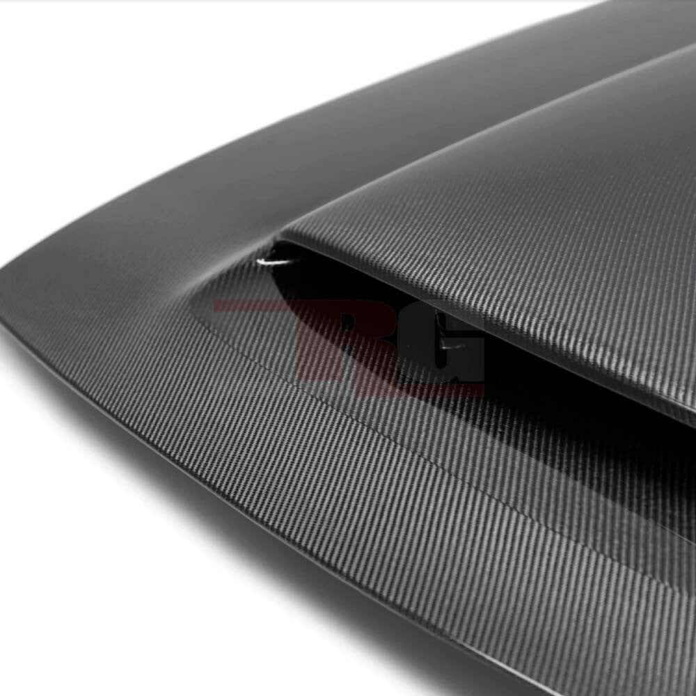 For 2008-2023 Dodge Challenger Demon Style Vented Carbon Fiber Hood