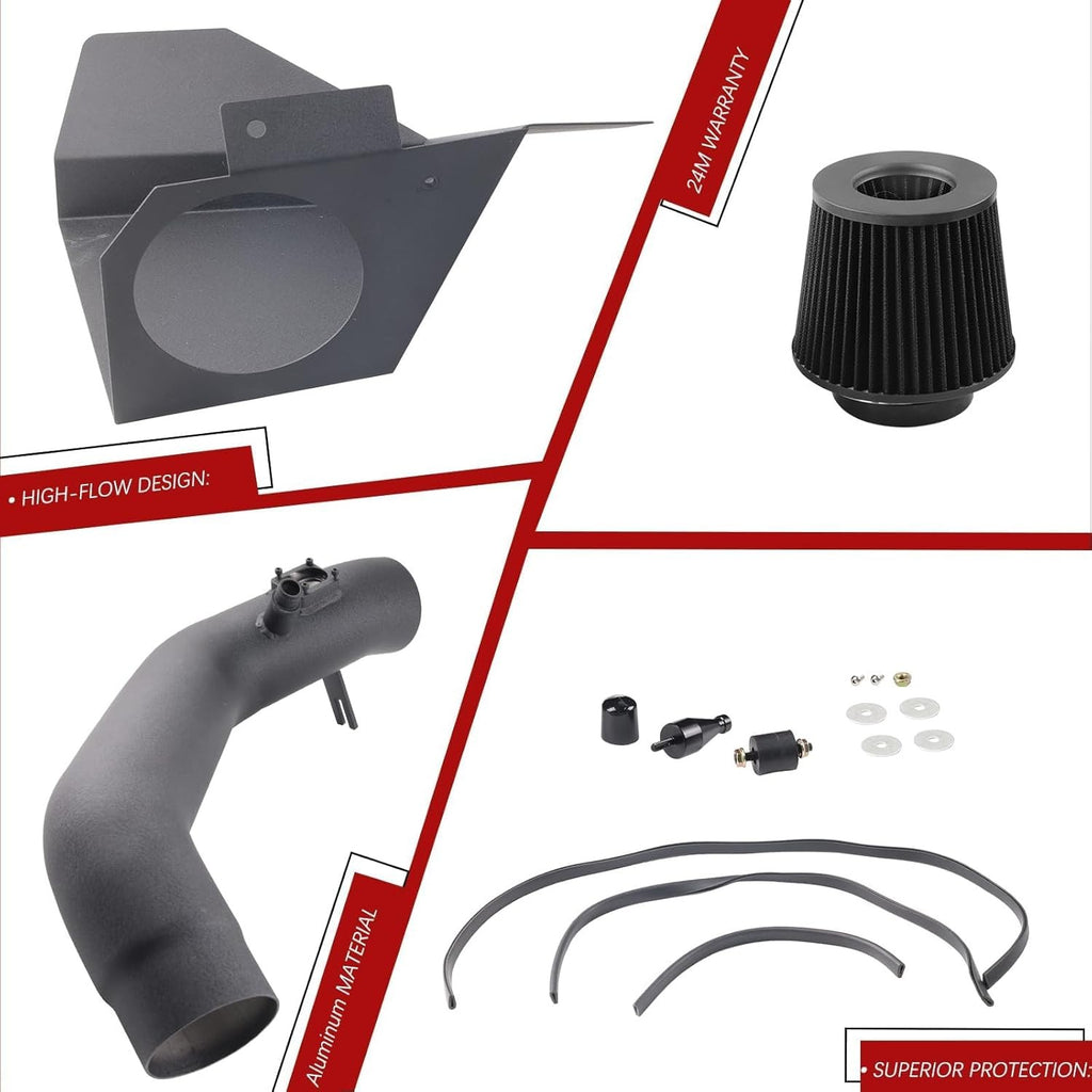 For BMW 12-15 335I/14-16 435I M235I /16 M2 N55 3.0L Turbo Cold Air Intake System