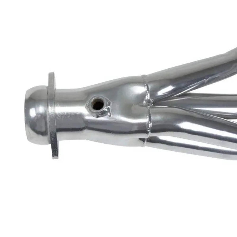 Ford Mustang Coyote Swap 1-3/4 Long Tube Exhaust Headers Polished Silver Ceramic