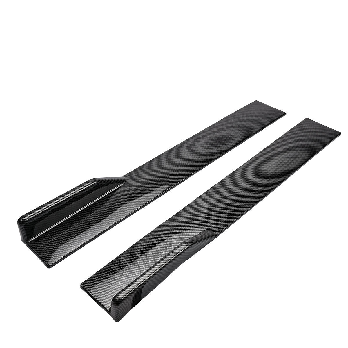 For Infiniti G37 Sedan Coupe Carbon Fiber Side Skirt Extension Splitter Spoiler