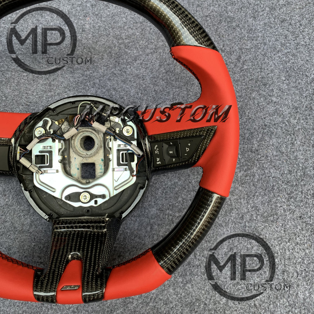 MP Custom Hot Sale Real Carbon Fiber Steering Wheel for Camaro 2010-2011