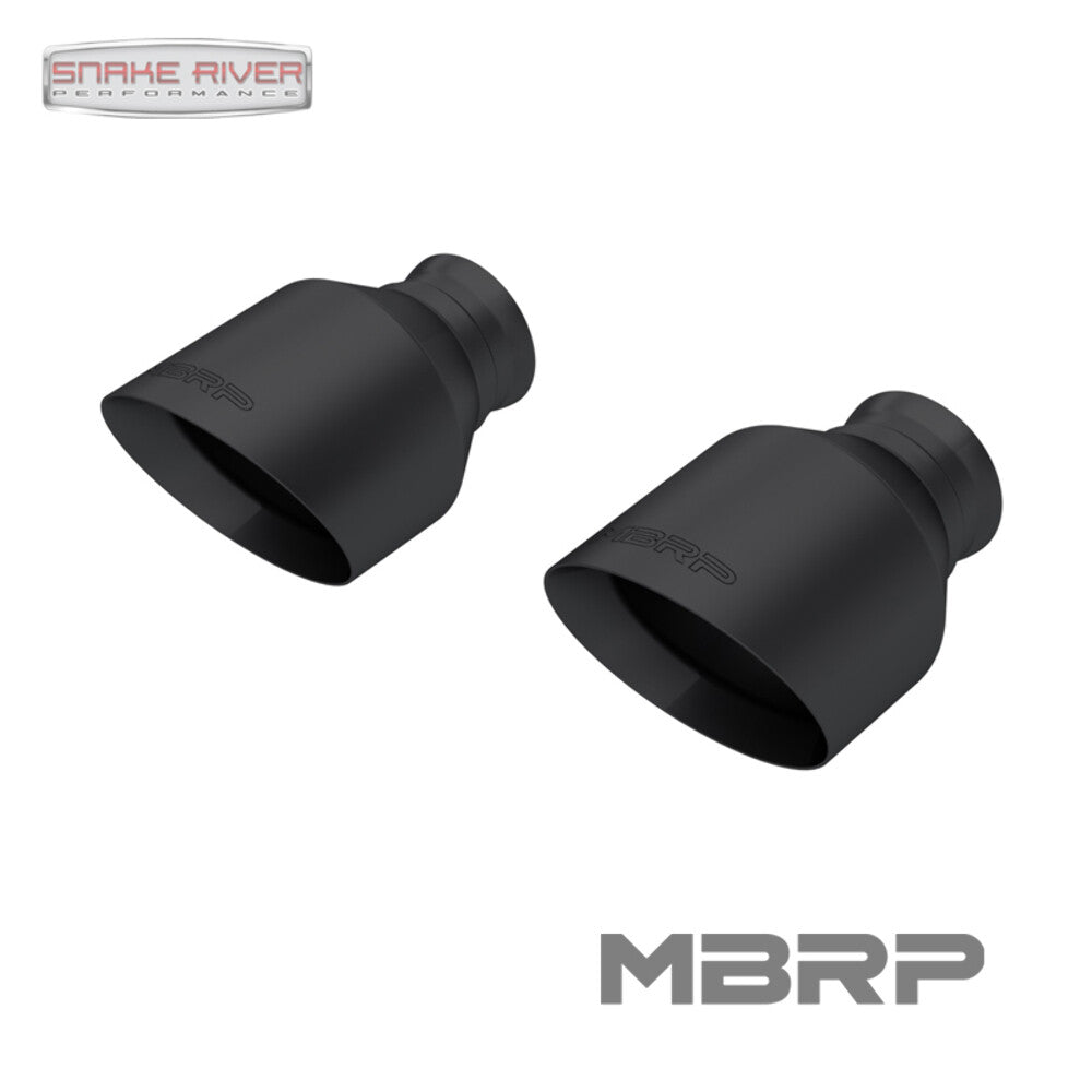 MBRP 5" Black Tips for 2015-2024 Dodge Durango Charger 5.7L 6.4L 6.2L T5197BLK