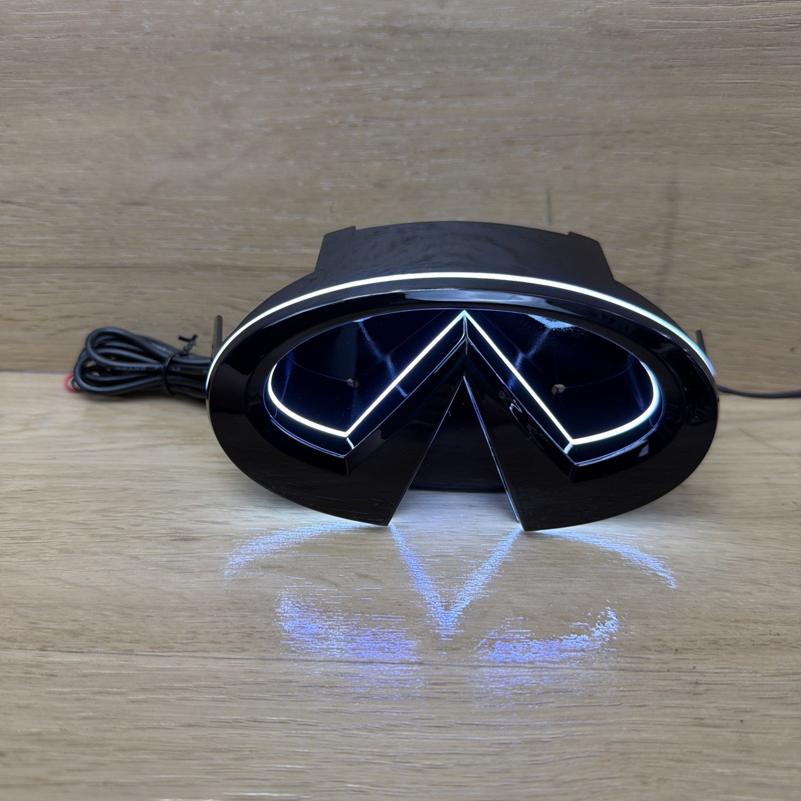 2010-2013 INFINITI G37 BLACK Led Emblem White Led NEW BLACK GLOSS FREE SHIPPING