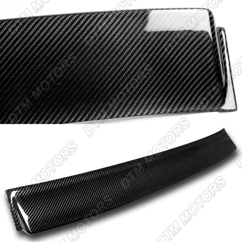 For 08-13 Infiniti G37 Coupe Real Carbon Fiber Rear Roof Window Spoiler Wing