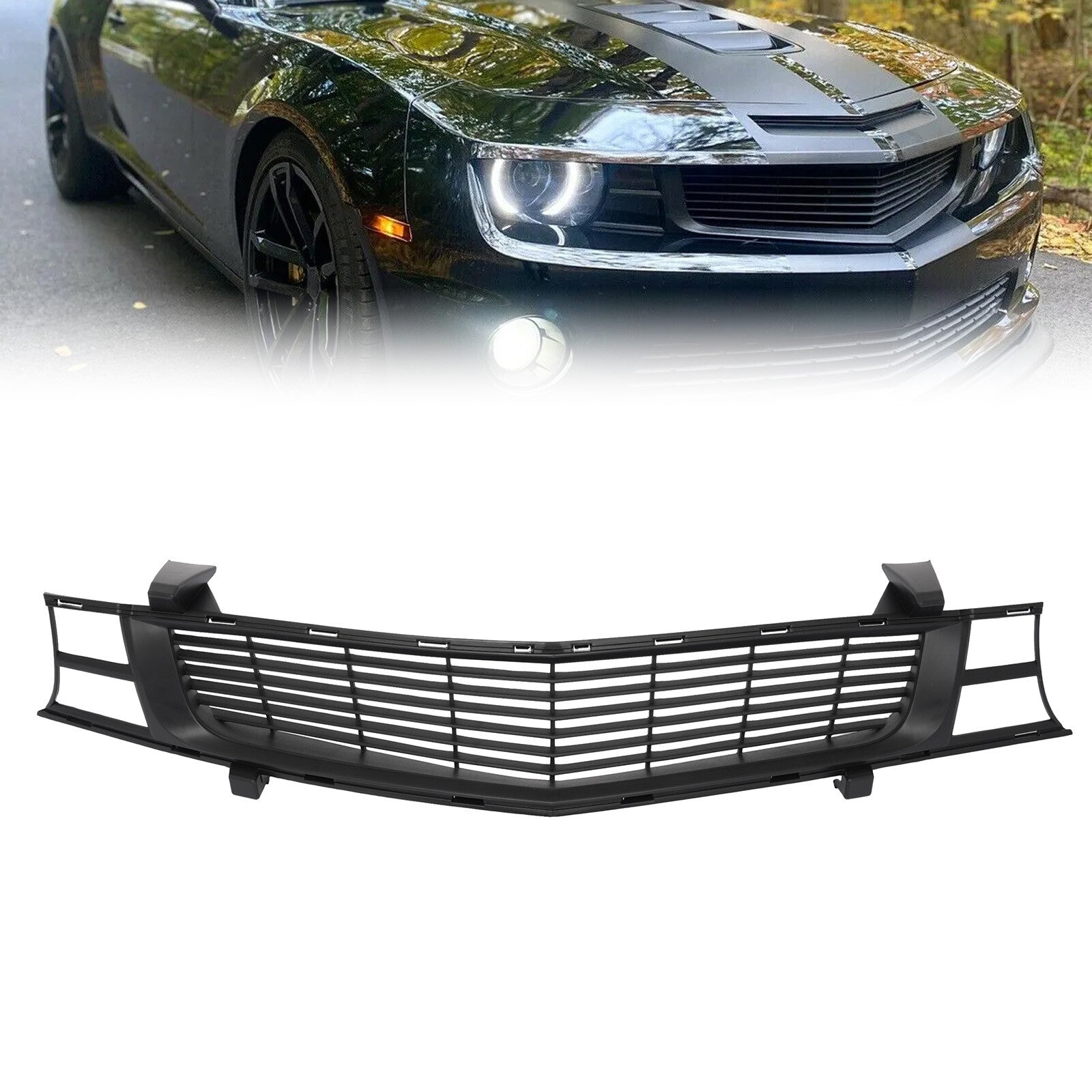 Black Heritage Upper Grille for 2010-13 Chevy Camaro ZL1 2012-15 #92208704