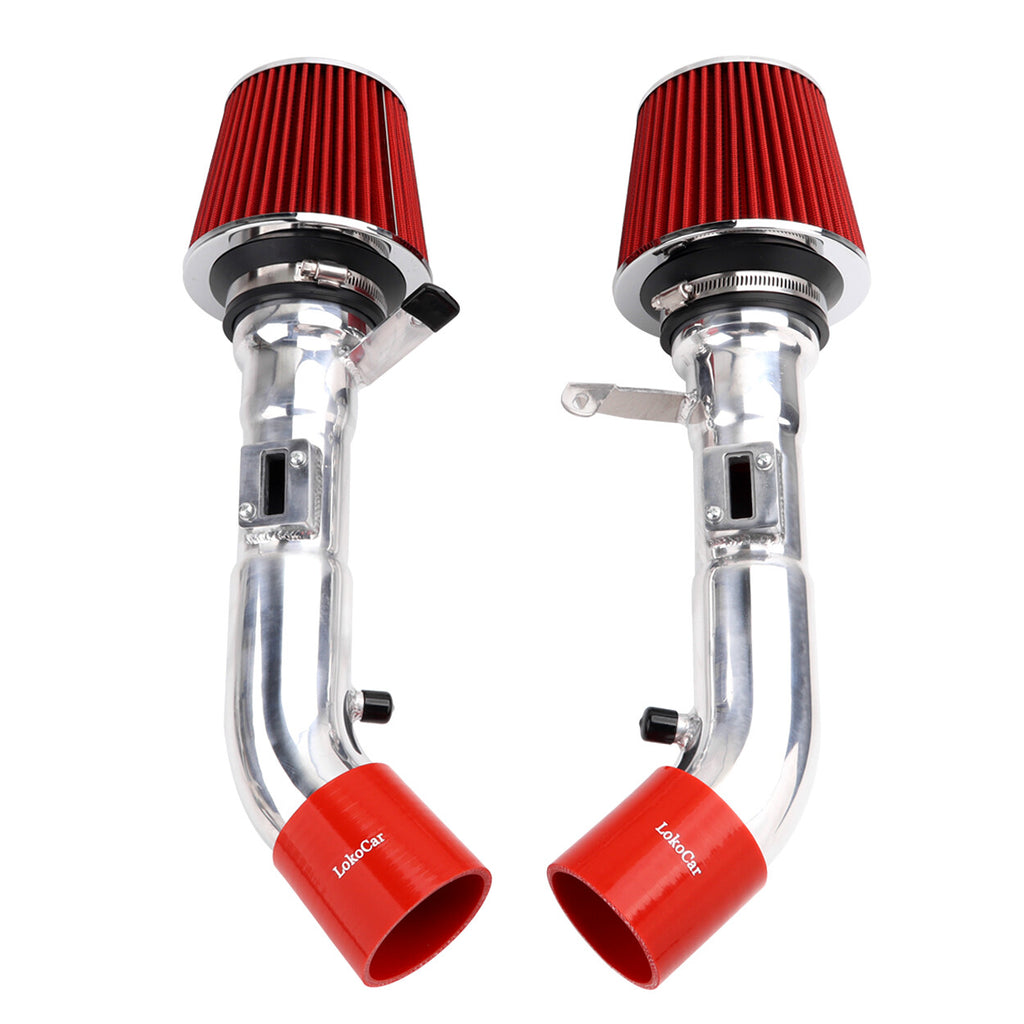 Cold Air Intake System Fits for Nissan 370Z with 3.7L V6 Engine Infiniti G37 Red