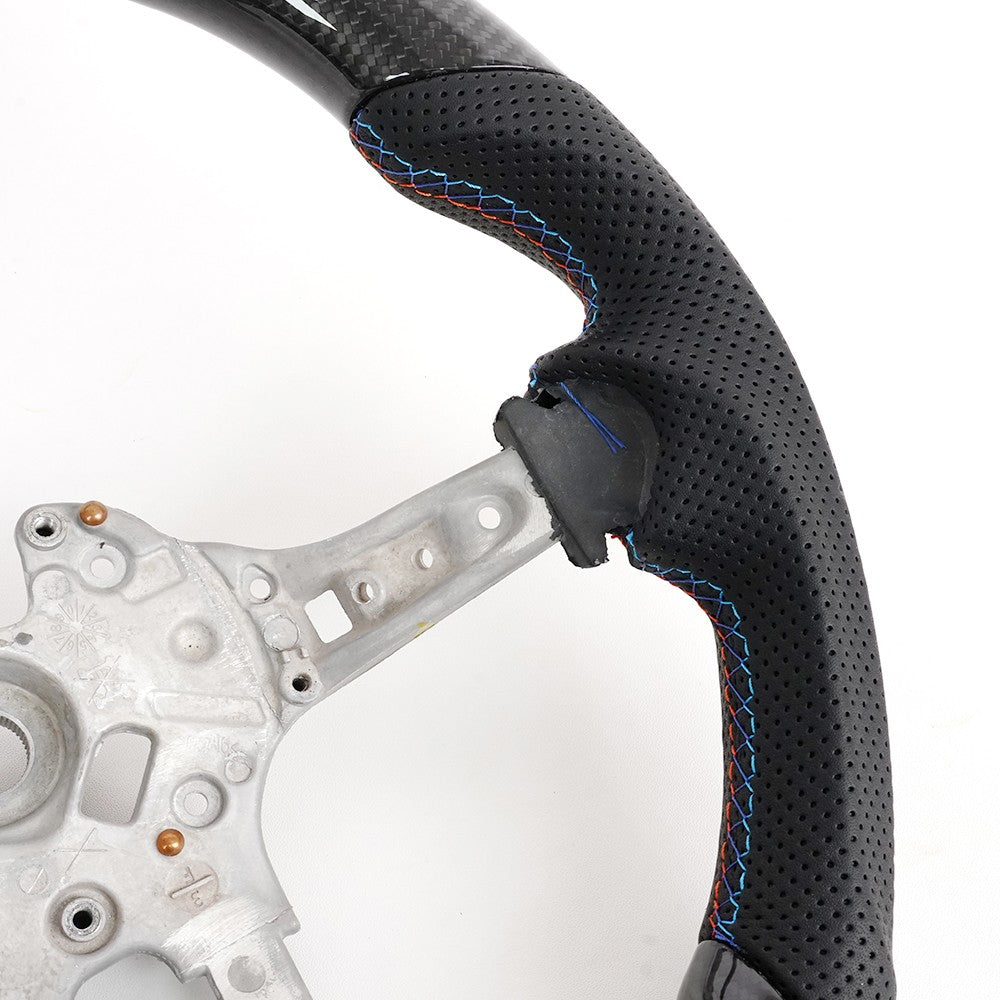 Real Carbon Fiber Steering Wheel NO Heated for BMW F30 F80 M2 M3 M4 F87 F32 X4