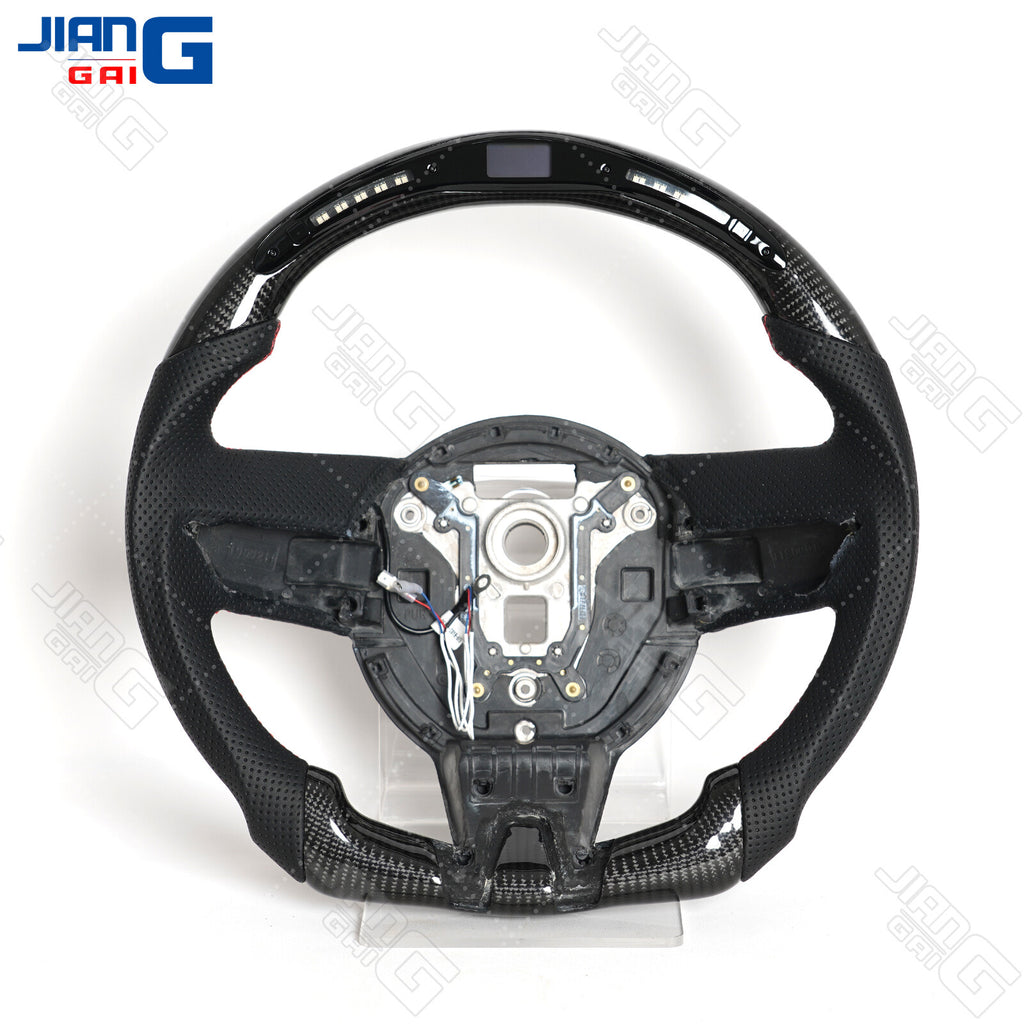 For Chevy Cherolet Camaro SS 2010-2011 Real Carbon Fiber LED Steering Wheel
