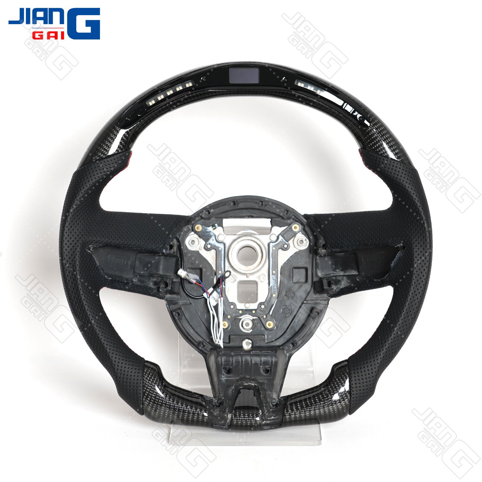 For Chevy Cherolet Camaro SS 2010-2011 Real Carbon Fiber LED Steering Wheel