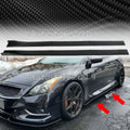 For Infiniti G37 Sedan Coupe Carbon Fiber Side Skirt Extension Splitter Spoiler