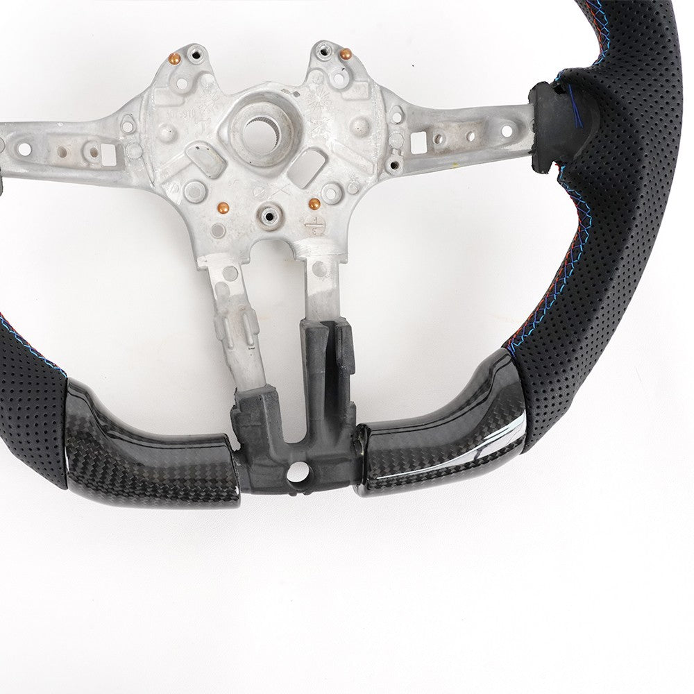 Real Carbon Fiber Steering Wheel NO Heated for BMW F30 F80 M2 M3 M4 F87 F32 X4
