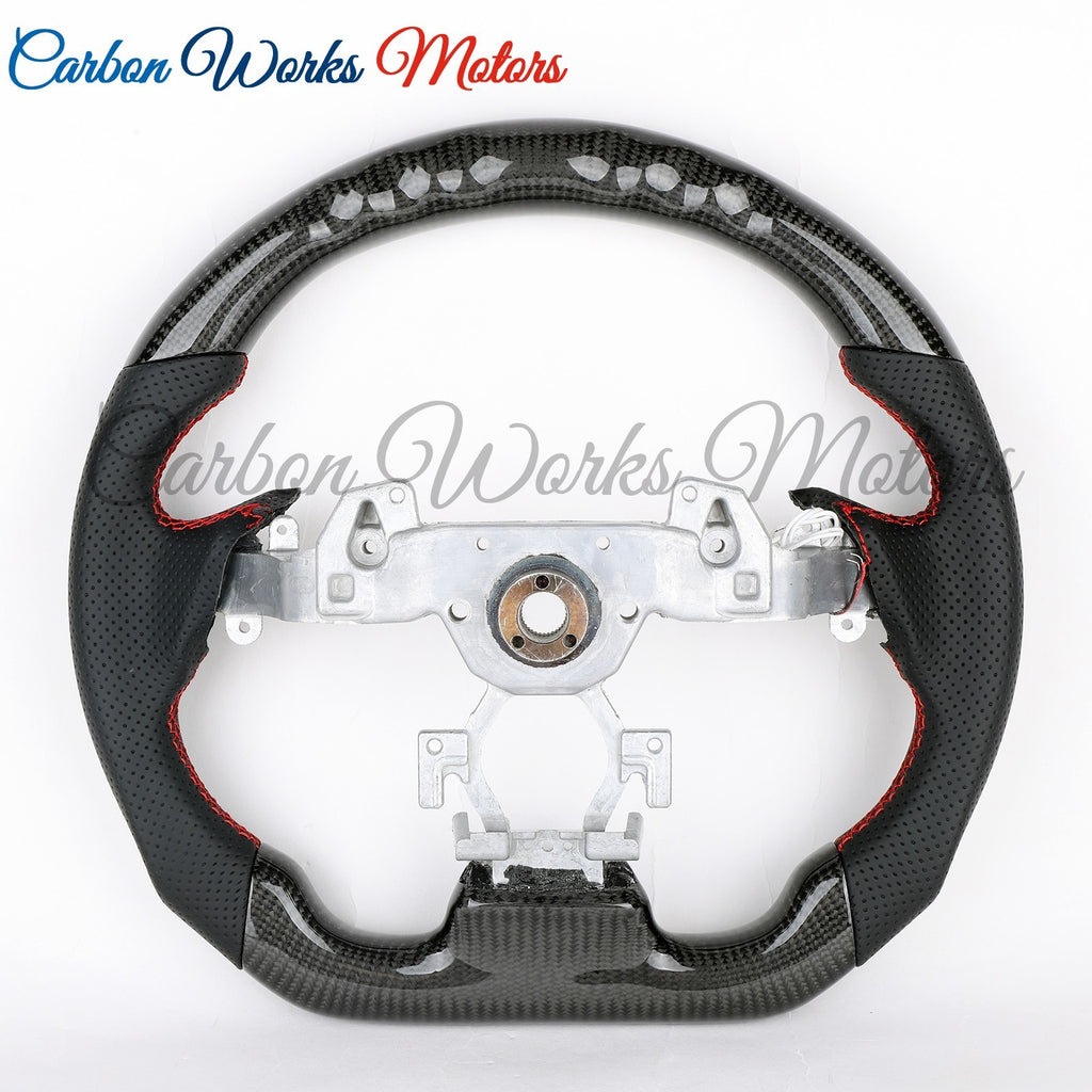 LED Carbon Fiber Steering Wheel for Infiniti G25 G37 G35 Q40 EX35 EX37 2008-2015