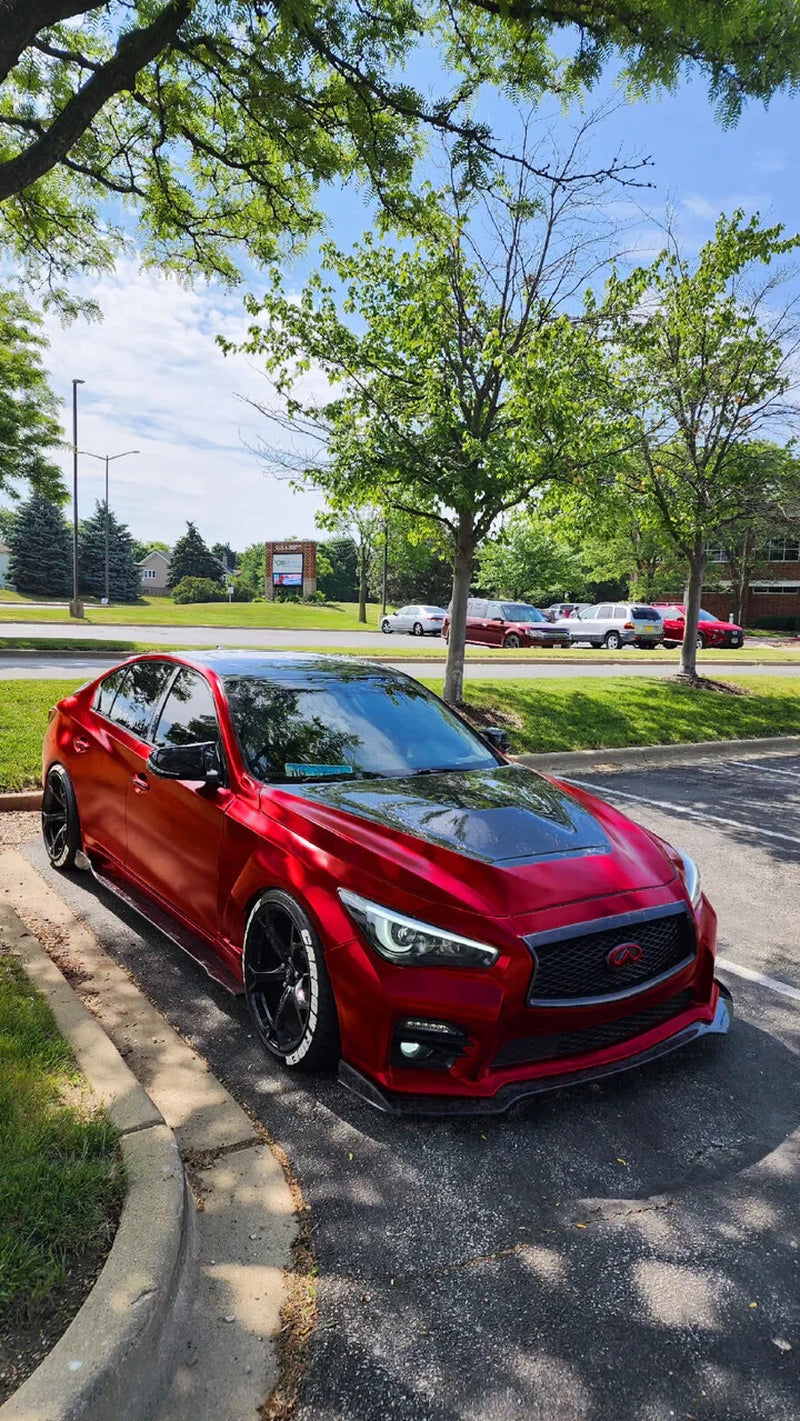 Carbon Fiber Hood GTS for 14-22 4Dr Infiniti Q50 Vis Racing Sports