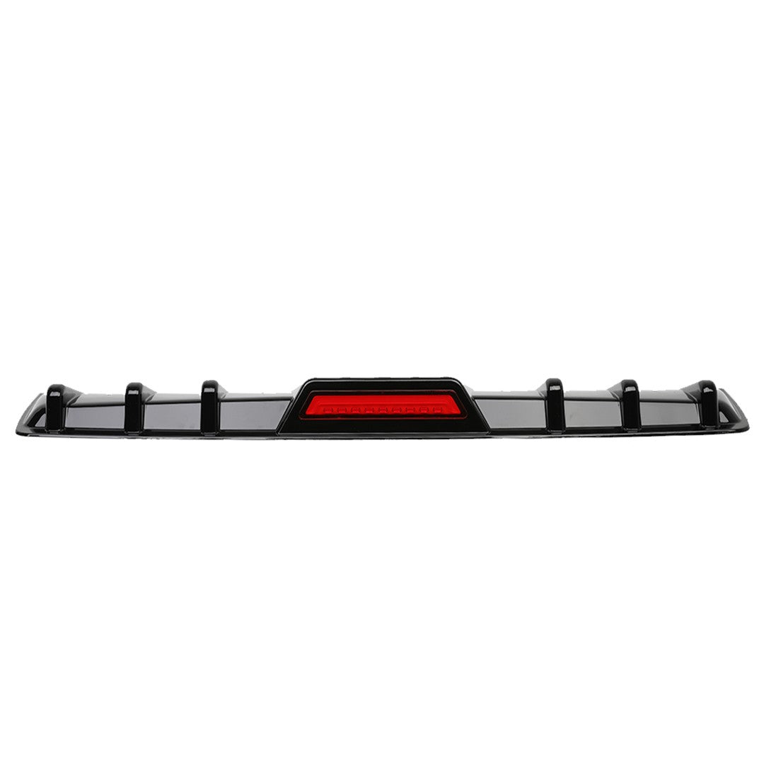 Rear Bumper Diffuser W/ LED Tail Brake Light Glossy for Infiniti G35 G37 Coupe