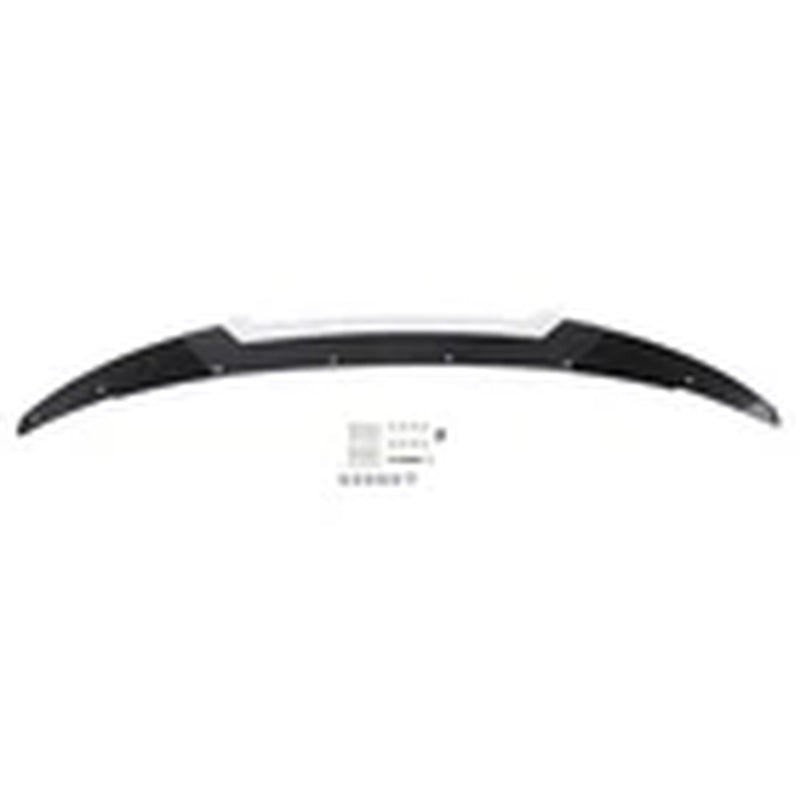 Fit 15-23 Dodge Charger SRT 2 Pcs BK Decklid Spoiler Gurney Flap Wicker Bill